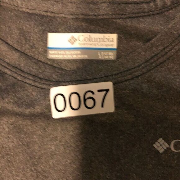 Columbia Men's Long Sleeve Gray T-Shirt Size L Outdoor Casual - Picture 2 of 2